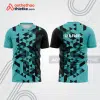 Mẫu thiết kế áo thể thao cổ tròn thi đấu padel đẹp pdb389