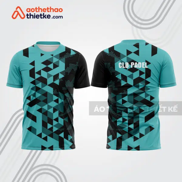 Mẫu thiết kế áo thể thao cổ tròn thi đấu padel đẹp pdb389