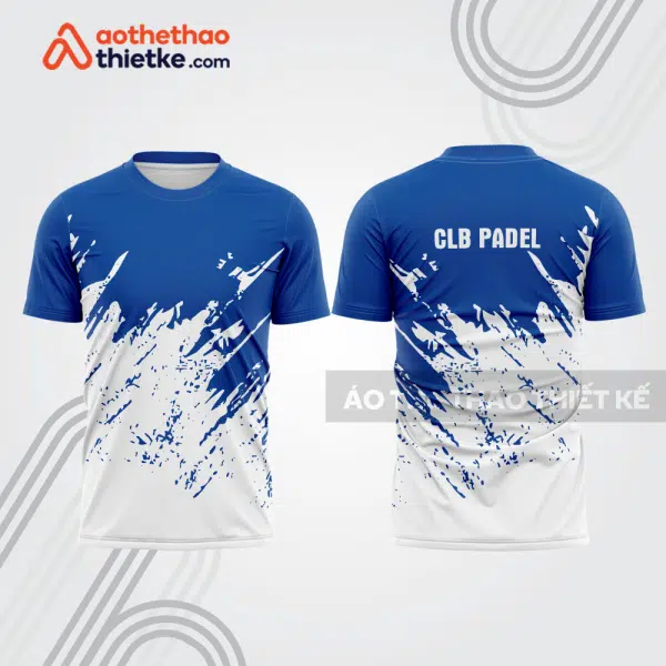 Mẫu thiết kế áo thể thao cổ tròn thi đấu padel đẹp pdb399