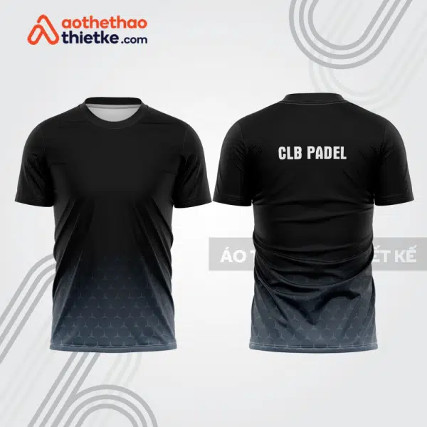 Mẫu thiết kế áo thể thao cổ tròn thi đấu padel đẹp pdb404