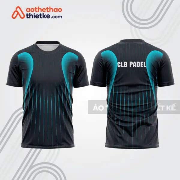 Mẫu thiết kế áo thể thao cổ tròn thi đấu padel đẹp pdb405