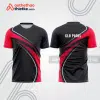 Mẫu thiết kế áo thể thao cổ tròn thi đấu padel đẹp pdb407