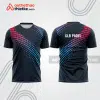 Mẫu thiết kế áo thể thao cổ tròn thi đấu padel đẹp pdb408