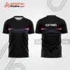 Mẫu thiết kế áo thể thao cổ tròn thi đấu padel đẹp pdb412