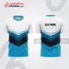 Mẫu thiết kế áo thể thao cổ tròn thi đấu padel đẹp pdb414