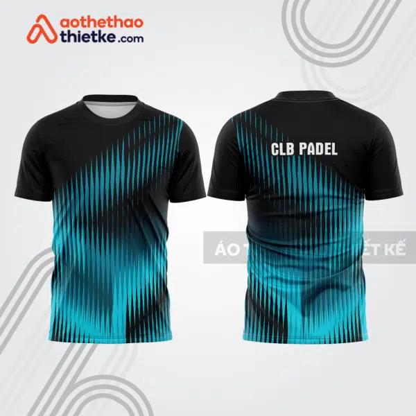 Mẫu thiết kế áo thể thao cổ tròn thi đấu padel đẹp pdb416