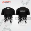 Mẫu thiết kế áo thể thao cổ tròn thi đấu padel đẹp pdb418
