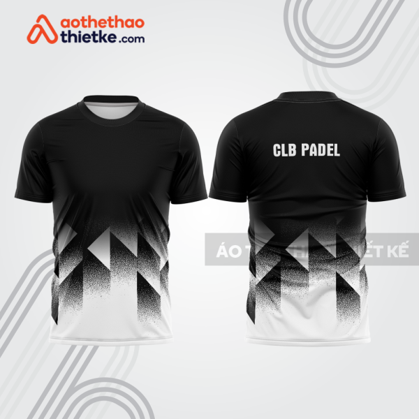 Mẫu thiết kế áo thể thao cổ tròn thi đấu padel đẹp pdb418