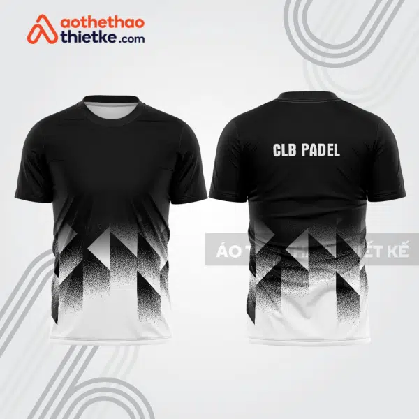 Mẫu thiết kế áo thể thao cổ tròn thi đấu padel đẹp pdb418