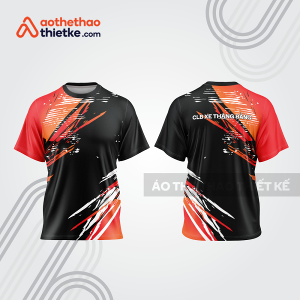 Mẫu thiết kế áo đồng phục t-shirt đua xe thăng bằng đẹp tba137