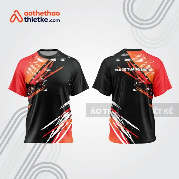 Mẫu thiết kế áo đồng phục t-shirt đua xe thăng bằng đẹp tba137