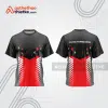 Mẫu thiết kế áo đồng phục t-shirt đua xe thăng bằng đẹp tba138