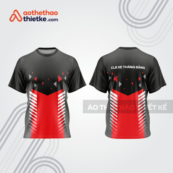 Mẫu thiết kế áo đồng phục t-shirt đua xe thăng bằng đẹp tba138