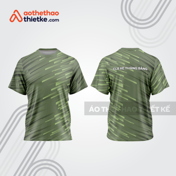 Mẫu thiết kế áo đồng phục t-shirt đua xe thăng bằng đẹp tba141