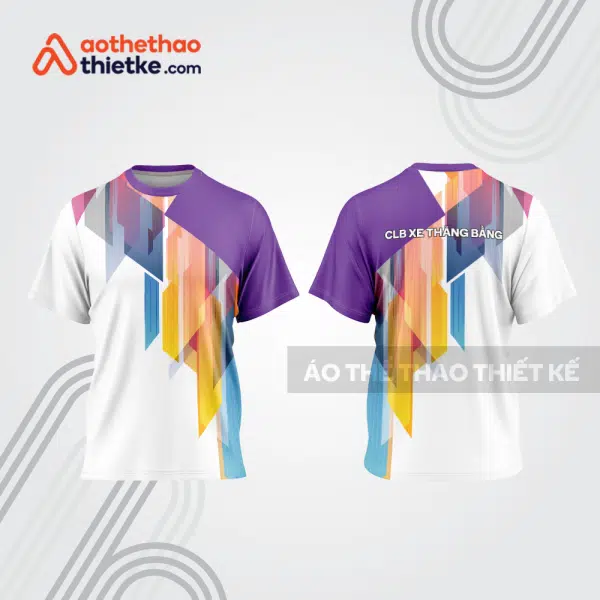 Mẫu thiết kế áo đồng phục t-shirt đua xe thăng bằng đẹp tba142