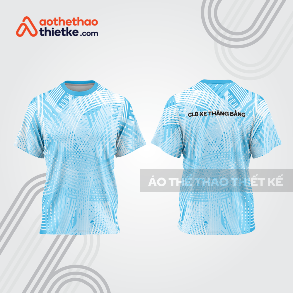 Mẫu thiết kế áo đồng phục t-shirt đua xe thăng bằng đẹp tba143