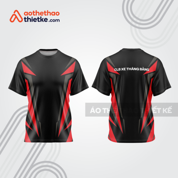 Mẫu thiết kế áo đồng phục t-shirt đua xe thăng bằng đẹp tba144