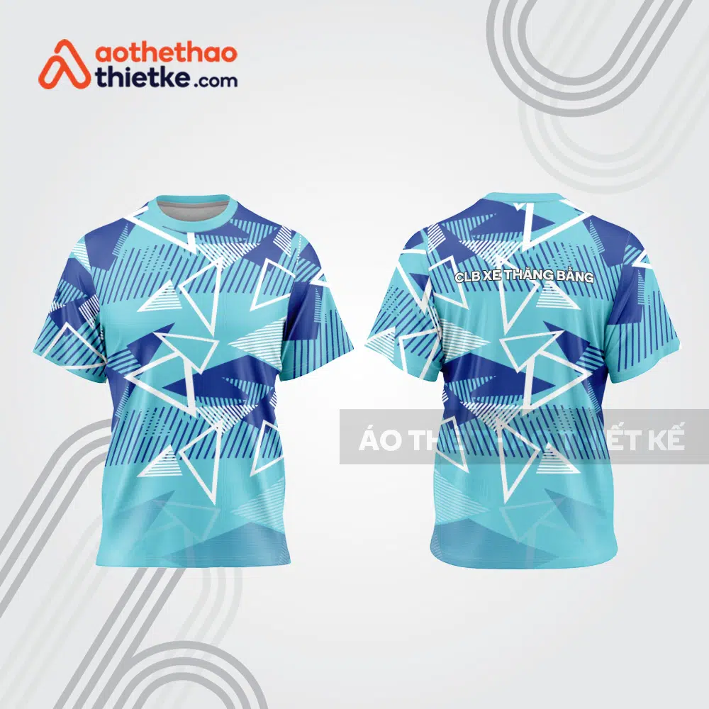 Mẫu thiết kế áo đồng phục t-shirt đua xe thăng bằng đẹp tba146