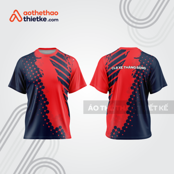 Mẫu thiết kế áo đồng phục t-shirt đua xe thăng bằng đẹp tba148