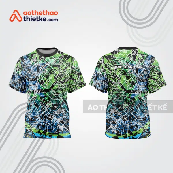 Mẫu thiết kế áo đồng phục t-shirt đua xe thăng bằng đẹp tba149