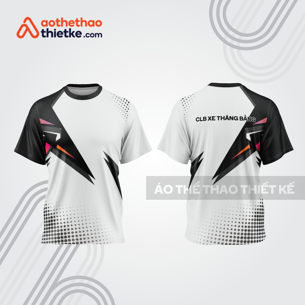Mẫu thiết kế áo đồng phục t-shirt đua xe thăng bằng đẹp tba150