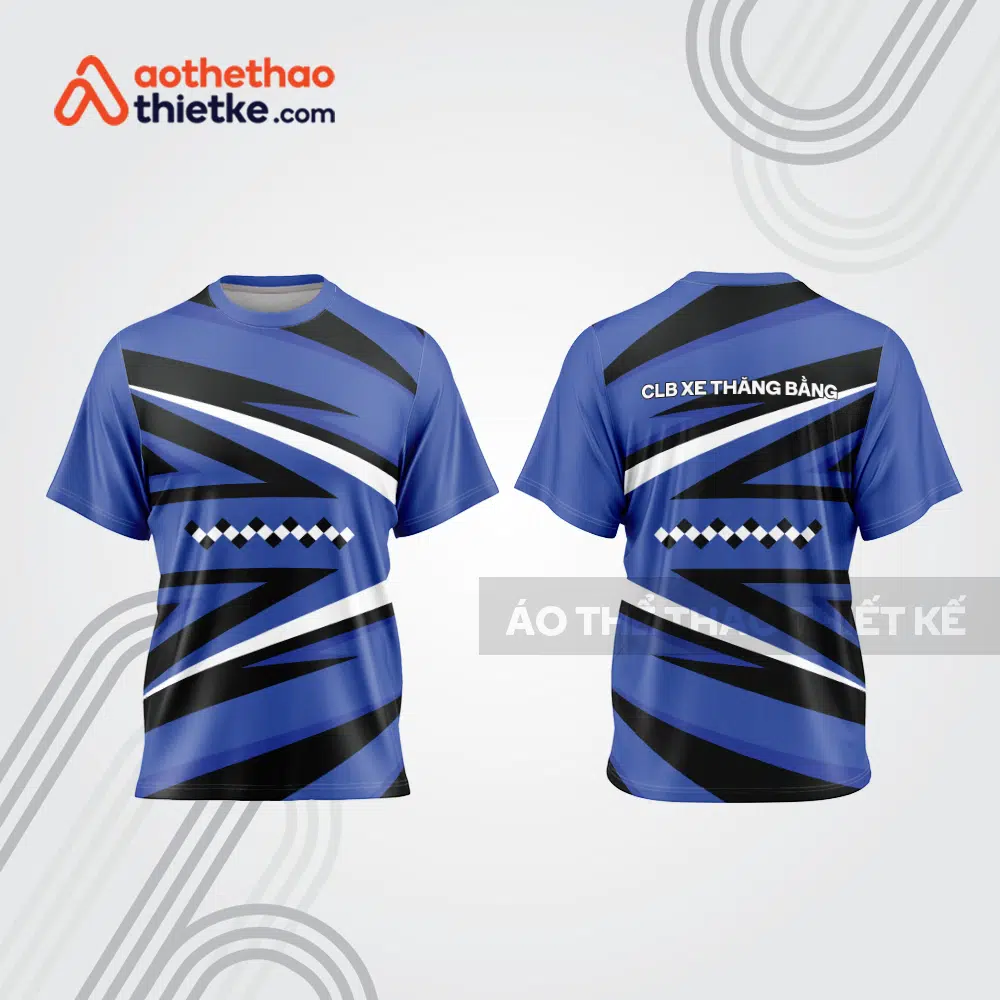 Mẫu thiết kế áo đồng phục t-shirt đua xe thăng bằng đẹp tba152
