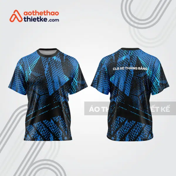 Mẫu thiết kế áo đồng phục t-shirt đua xe thăng bằng đẹp tba154