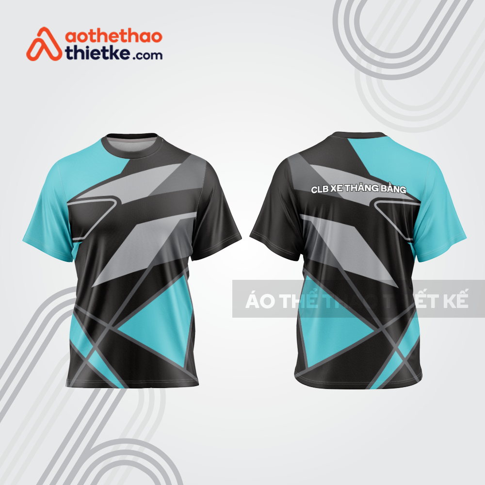 Mẫu thiết kế áo đồng phục t-shirt đua xe thăng bằng đẹp tba155