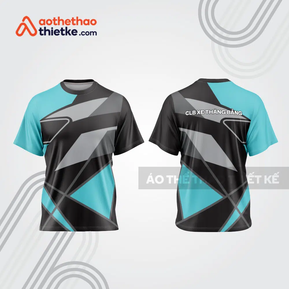 Mẫu thiết kế áo đồng phục t-shirt đua xe thăng bằng đẹp tba155