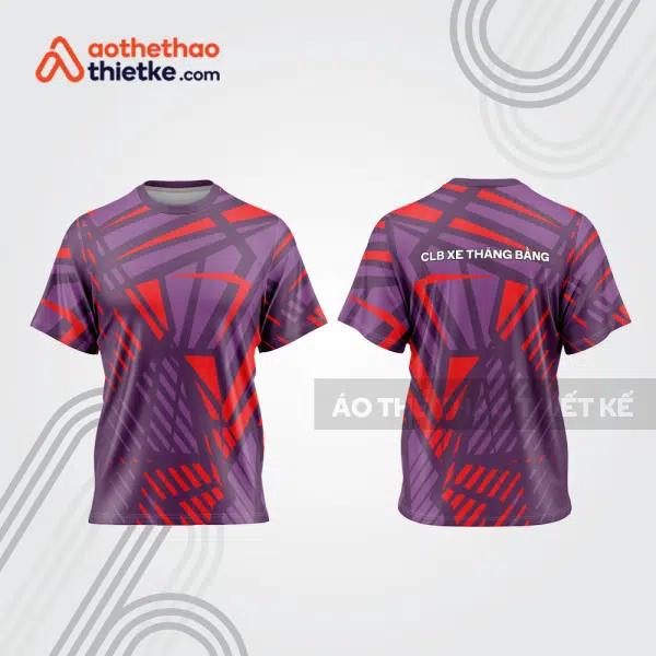 Mẫu thiết kế áo đồng phục t-shirt đua xe thăng bằng đẹp tba156