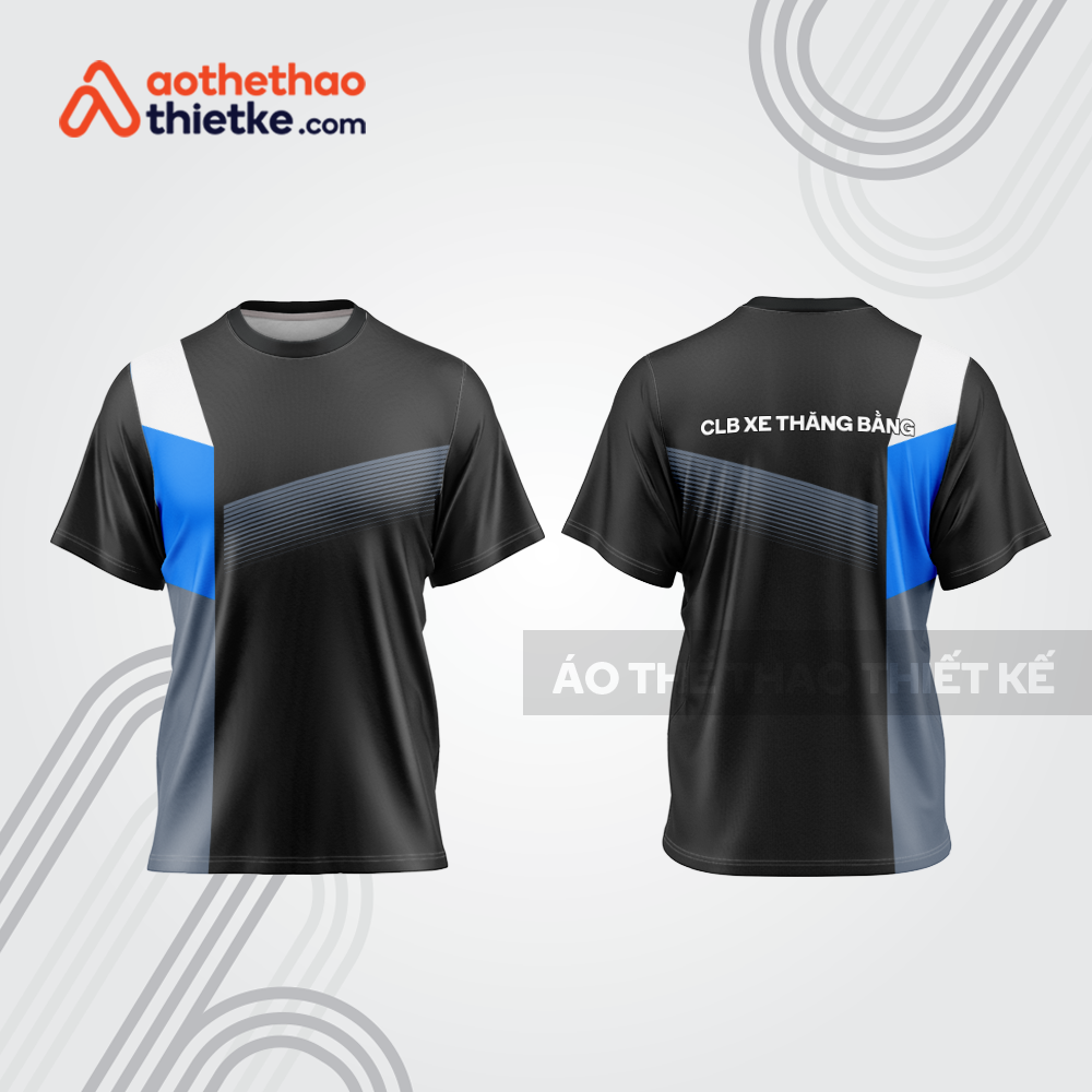 Mẫu thiết kế áo đồng phục t-shirt đua xe thăng bằng đẹp tba158