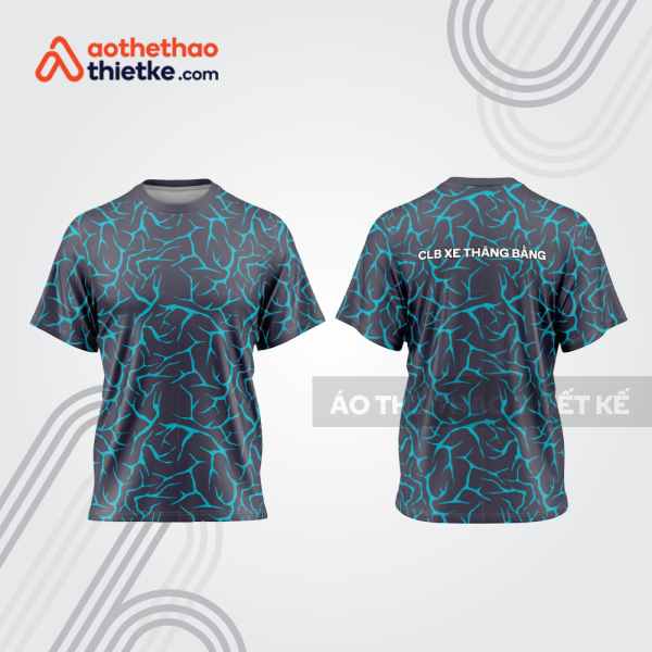 Mẫu thiết kế áo đồng phục t-shirt đua xe thăng bằng đẹp tba159