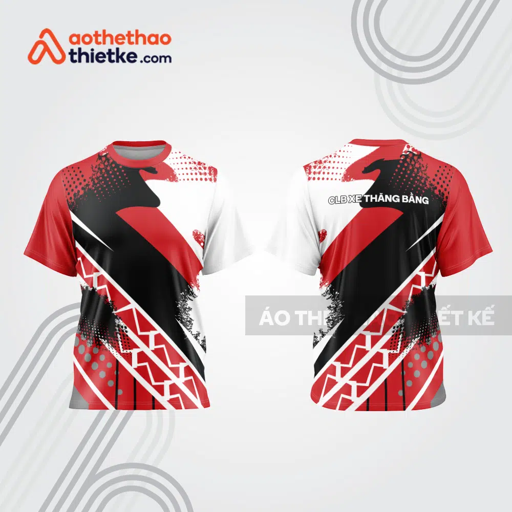 Mẫu thiết kế áo đồng phục t-shirt đua xe thăng bằng đẹp tba160