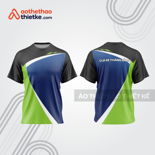 Mẫu thiết kế áo đồng phục t-shirt đua xe thăng bằng đẹp tba161