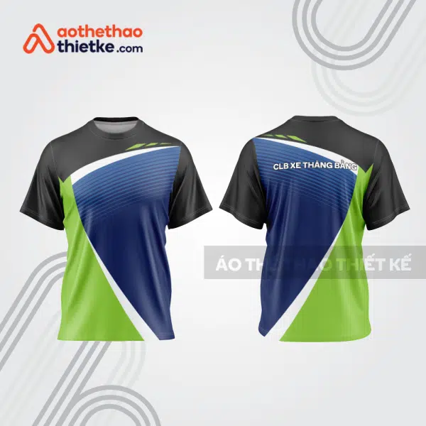 Mẫu thiết kế áo đồng phục t-shirt đua xe thăng bằng đẹp tba161