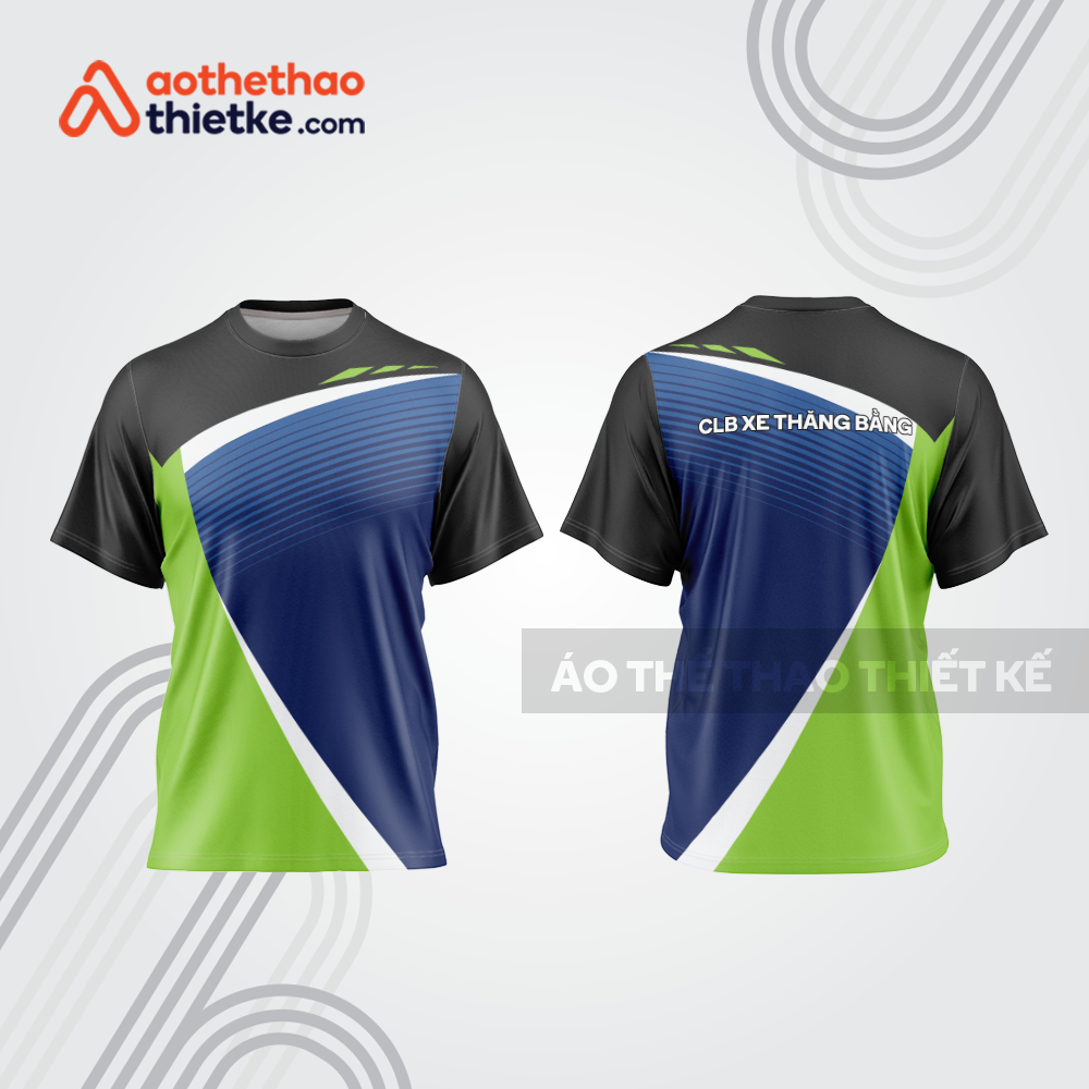 Mẫu thiết kế áo đồng phục t-shirt đua xe thăng bằng đẹp tba161