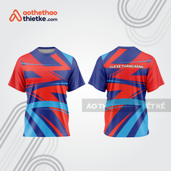 Mẫu thiết kế áo đồng phục t-shirt đua xe thăng bằng đẹp tba162