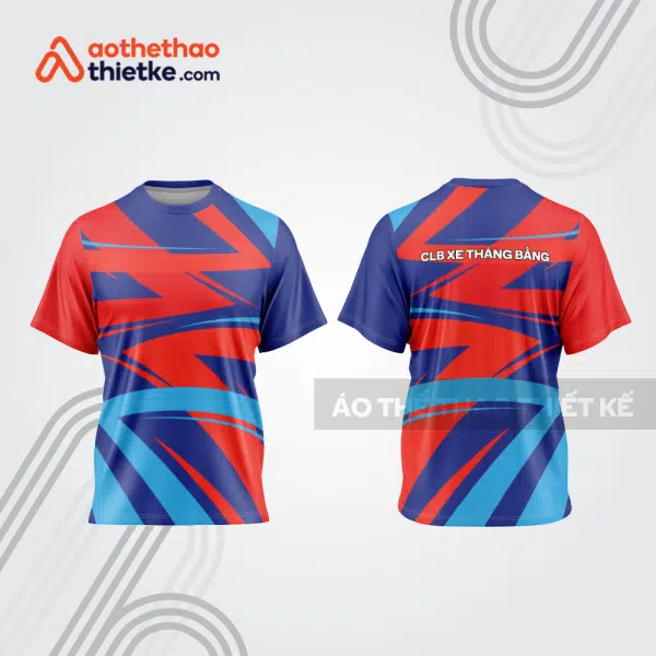Mẫu thiết kế áo đồng phục t-shirt đua xe thăng bằng đẹp tba162
