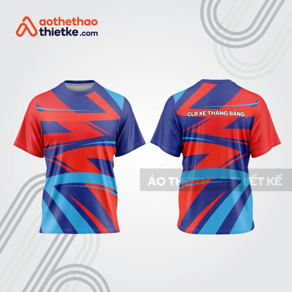 Mẫu thiết kế áo đồng phục t-shirt đua xe thăng bằng đẹp tba162