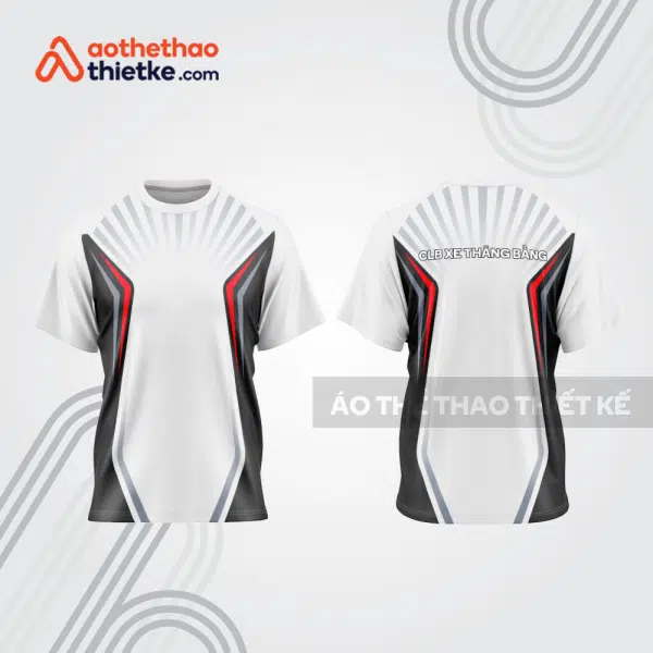 Mẫu thiết kế áo đồng phục t-shirt đua xe thăng bằng đẹp tba163