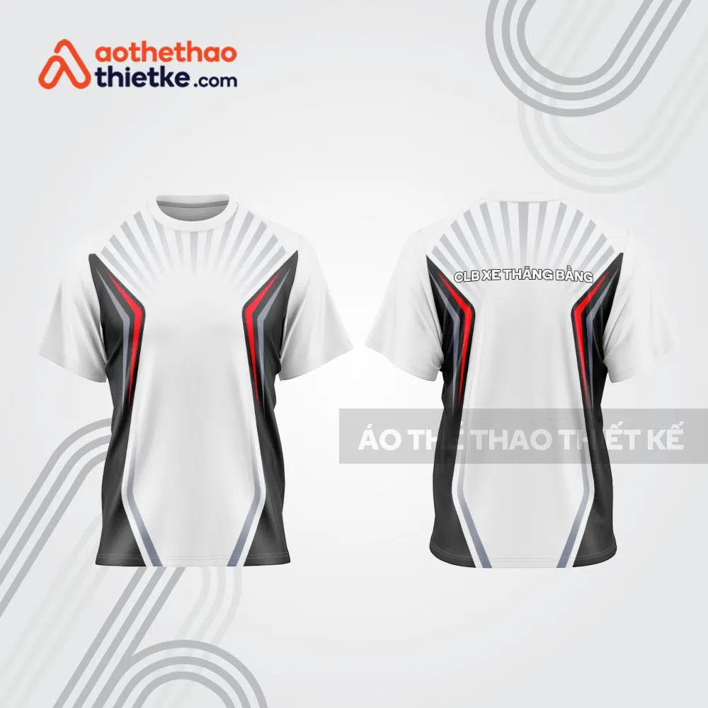 Mẫu thiết kế áo đồng phục t-shirt đua xe thăng bằng đẹp tba163