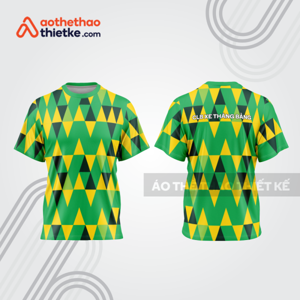 Mẫu thiết kế áo đồng phục t-shirt đua xe thăng bằng đẹp tba164