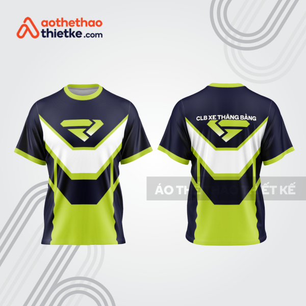 Mẫu thiết kế áo đồng phục t-shirt đua xe thăng bằng đẹp tba165