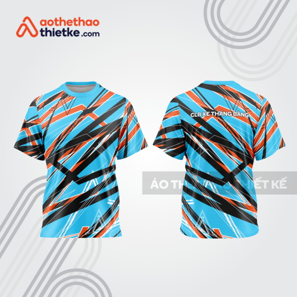 Mẫu thiết kế áo đồng phục t-shirt đua xe thăng bằng đẹp tba166