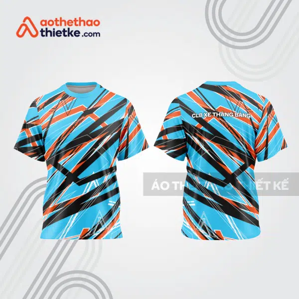 Mẫu thiết kế áo đồng phục t-shirt đua xe thăng bằng đẹp tba166