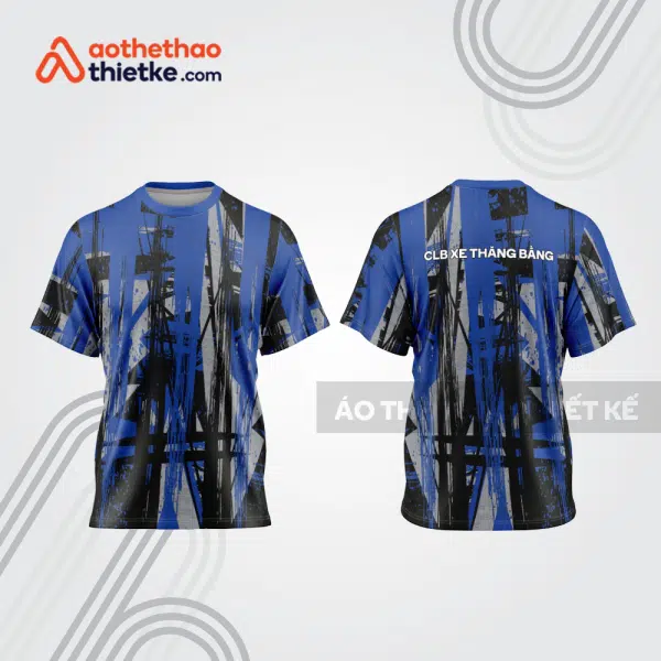 Mẫu thiết kế áo đồng phục t-shirt đua xe thăng bằng đẹp tba169