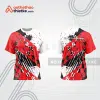 Mẫu thiết kế áo thể thao cổ tròn đua xe thăng bằng đẹp tba173