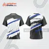 Mẫu thiết kế áo thể thao cổ tròn đua xe thăng bằng đẹp tba178