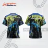 Mẫu thiết kế áo thể thao cổ tròn đua xe thăng bằng đẹp tba184