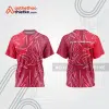 Mẫu thiết kế áo thể thao cổ tròn đua xe thăng bằng đẹp tba190